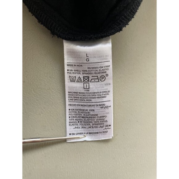 Old Navy Romper Size Small Smocked Ruffle Square Neck Tie Shoulder Black Summer - Picture 5 of 10